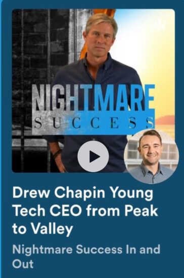 Podcast: Drew Chapin on the Nightmare Success Podcast with Brent Cassity